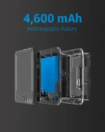 ⁦كاميرا جرس باب لاسلكية من EZVIZ DP2C بدقة 1080 بكسل وشاشة ملونة 4.3 بوصة | فيديو عالي الدقة، شاشة داخلية 4.3 بوصة، كشف حركة PIR، صوت ثنائي ال⁩ - الصورة ⁦4⁩