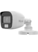 ⁦كاميرا مراقبة خارجية هاي لوك، بدقة 3 كيه، تصوير ليلي، ميكروفون، THC-B157-LPS 3K Dual Light Audio Fixed Mini Bullet Camera - ابيض⁩ - الصورة ⁦4⁩