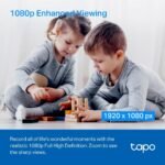 ⁦كاميرا ذكية للمراقبة في المنزل TP-Link Tapo Pan/Tilt AI، تسجيل 1080P، كشف الحركة والأشخاص، رؤية ليلية، فتحة بطاقة SD، تحكم صوتي، 2 حبة (Tapo C200P2)⁩ - الصورة ⁦6⁩
