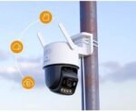 ⁦كاميرا مراقبة خارجية IMOU Titan Pro 6MP Wi-Fi 6 وPoE - دقة 3K+، رؤية ليلية ملونة Aurora، دوران 360°، تتبع ذكي بالذكاء الاصطناعي، صوت ثنائي الاتجاه، إنذار ضوئي وصوتي، مقاومة للماء IP66⁩ - الصورة ⁦3⁩