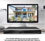 ⁦مسجل فيديو شبكي NVR هاكفجن DS-7608NXI-K1/8P بدقة 4K – 8 منافذ PoE Plug & Play – AcuSense كشف ذكي إنسان/مركبات – HDMI 4K – H.265+ ضغط فعال – تخزين حتى 10TB⁩ - الصورة ⁦7⁩