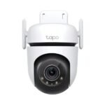 كاميرا مراقبة تابو تي بي لينك، 4MP، رؤية ليلية، واي فاي، Tabo C520WS - أبيض