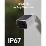 ⁦كاميرا مراقبة منزلية يوفى S220 ، كاميرا منفرده، دقة 2K، تعمل بالطاقة الشمسية، T8134321 - ابيض⁩ - الصورة ⁦4⁩